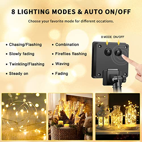 4 Pack Solar Fairy Lights (132 Foot)