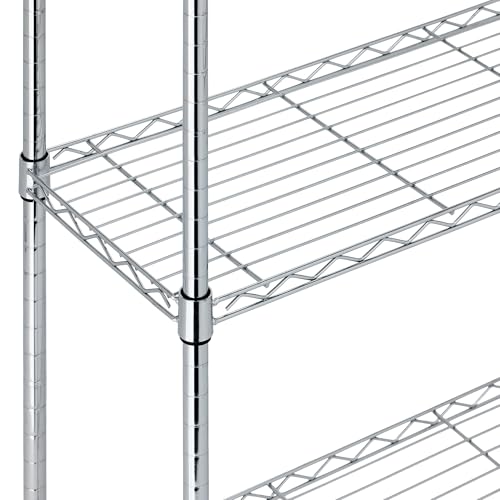 5 Shelf Adjustable Heavy Duty Steel Wire Rack