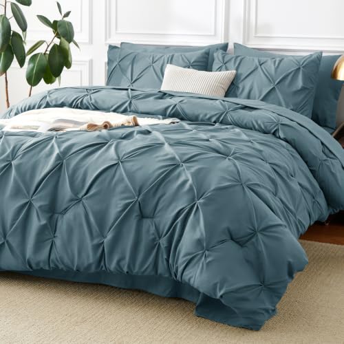 Oversized King Comforter Set Mineral Blue