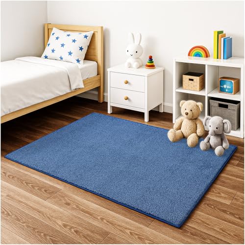 Soft & Colorful 8' Round Kids Classroom Area Rug