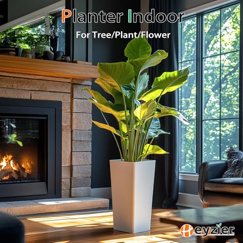 Tall Planters for Outdoor Plants (2 Count)