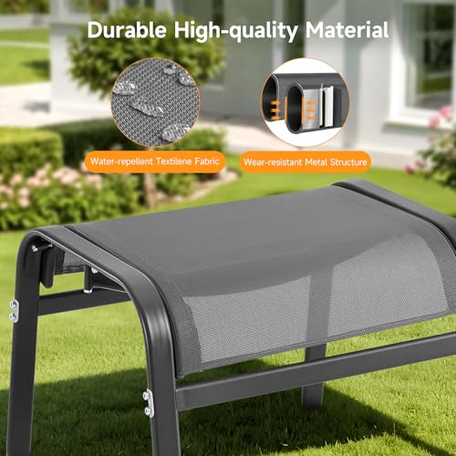 Outdoor Ottoman Set of 2 (2 Count)