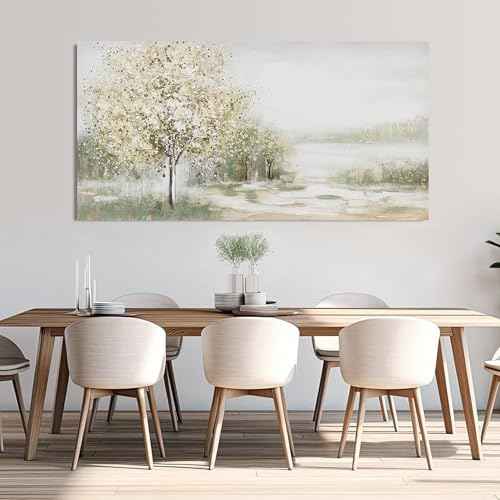 Canvas Wall Art Decor Oversized Green Wall Art for Living Room Natural Landscape Wall Art Decor Canvas Art Wall Decorations Large Wall Art Prints For Walls Home Office Wall Decor 35"X70"