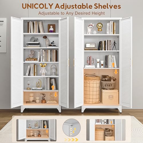 75" Metal Storage Cabinet