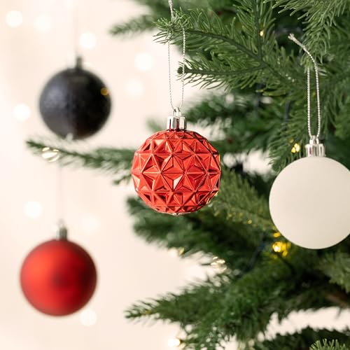 50ct Christmas Tree Decorations Ball Ornaments 2.36 Inches (50 Count)