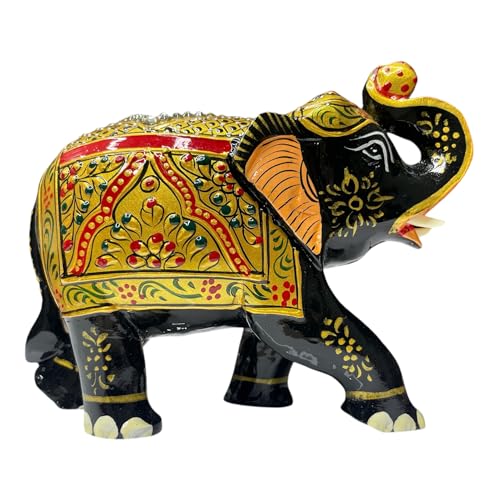 Handcrafted Wooden Elephant Figurine