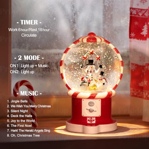 Snowman Snow Globe Christmas Classic Candy Vending Machine Shape Gifts USB