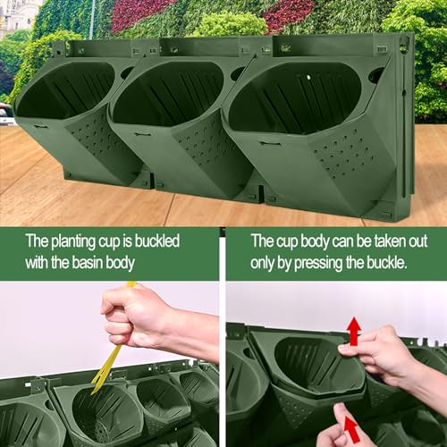 36 Pockets Self Watering Wall Mounted Vertical Planter