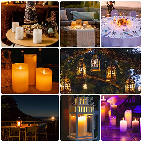 Waterproof Flickering Flameless Candles (12 Count)