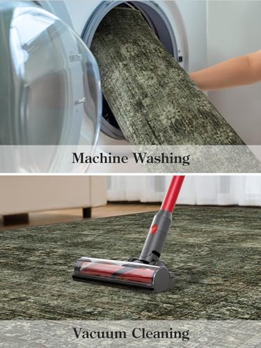 Ultra Thin Washable Teal Non Slip Bathroom Rug