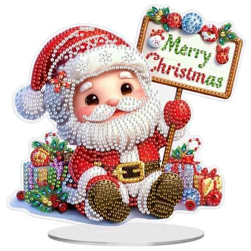 Christmas Santa Claus Diamond Art Tabletop Kits