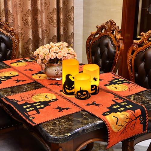 Halloween Pumpin Flameless Candles (3 Count)