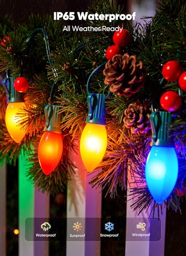 200Ft Christmas Lights Outdoor (200 Count)