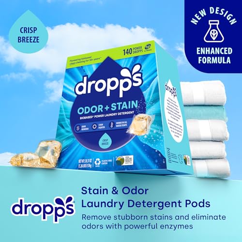 Odor & Stain Laundry Detergent Pods (140 Count)