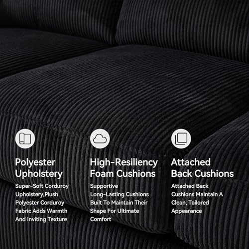 SimpleJoy Corduroy Sofa