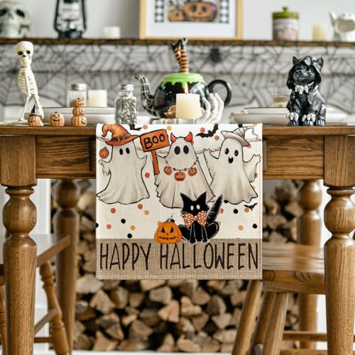 210 GSM Halloween Table Runner Home Party Decor 13x72 Inch