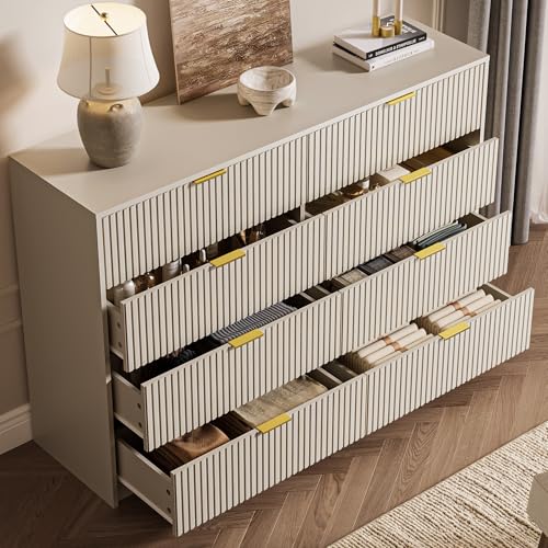 Beige Dresser for Bedroom