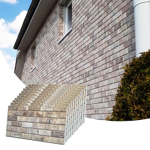 3D Wall Panels Faux Brick (10 Count)