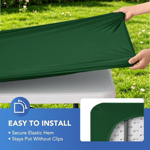 Fitted Tablecloth for 6 Foot Rectangle Tables (6 Count)