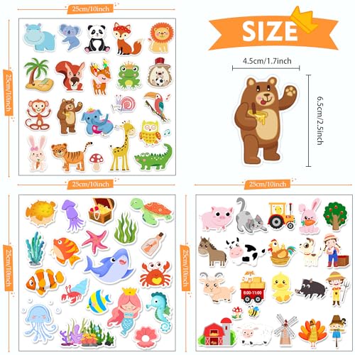 Window Clings Stickers for Kids Window Gel Clings Decals Thick Gel Clings Toddlers and Adults Classroom Home Nursery Airplane Birthday Party Supplies