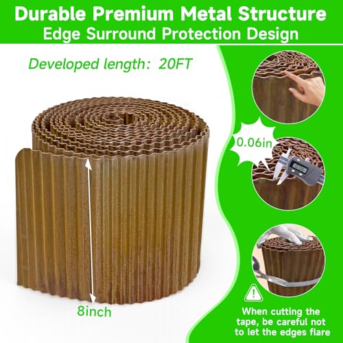 Corrugated Garden Edging