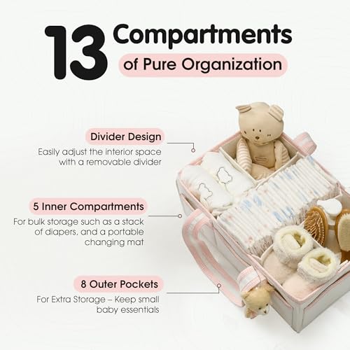Baby Diaper Caddy Organizer