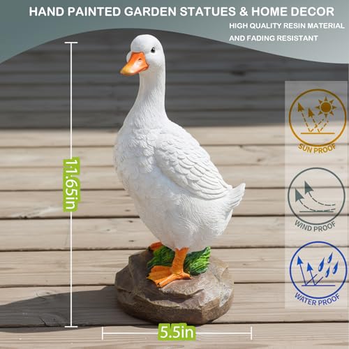 Funny Duck Garden Statue