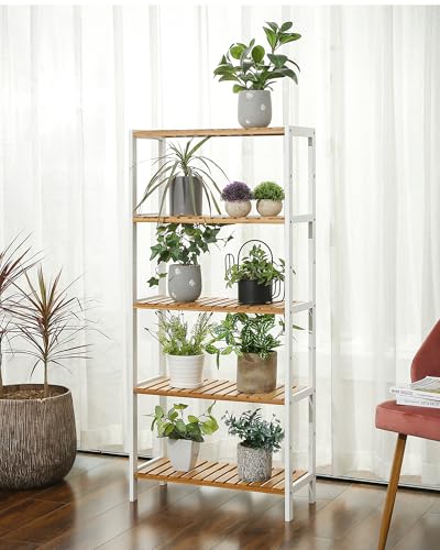 5 Tier Bamboo Shelf