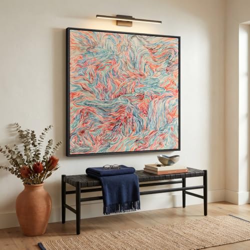 Extra Large Framed Colorful Abstract Wall Art Decor for Living Room
