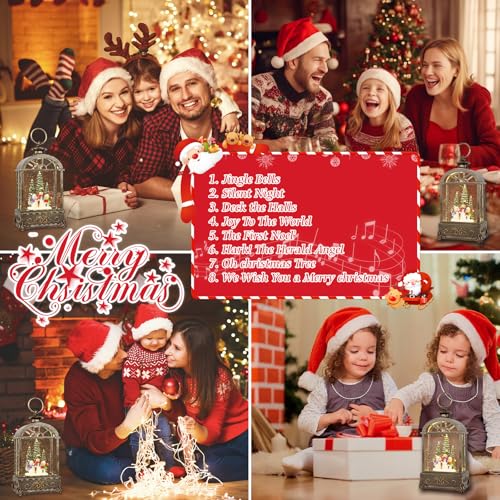 Christmas Snow Globe Lantern