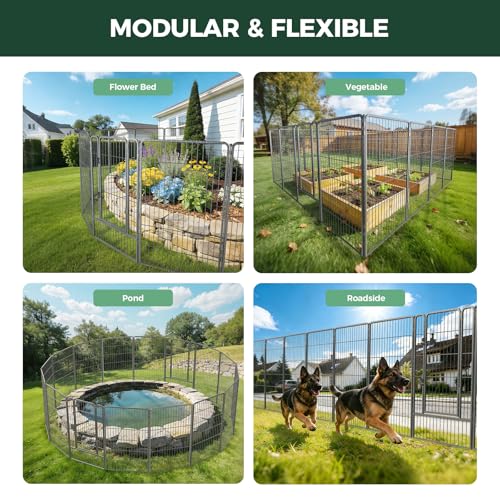 No Dig Garden Fence
