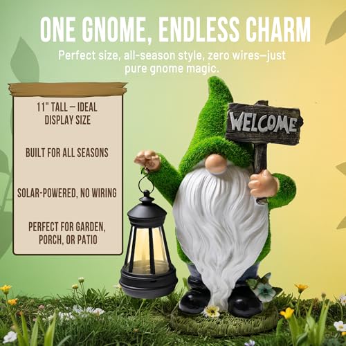 Garden Gnomes Outdoor with LED Solar Light