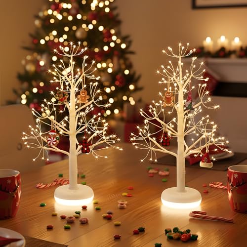 Small Christmas Tree with 136 Lights (2 Count)
