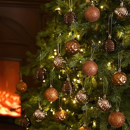24ct Christmas Ornaments Tree Decorations Set 2.36 Inch (24 Count)