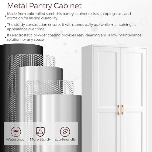 60" Tall Kitchen Pantry Cabinet