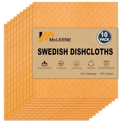 Swedish Dishcloths for Kitchen (10 Count)