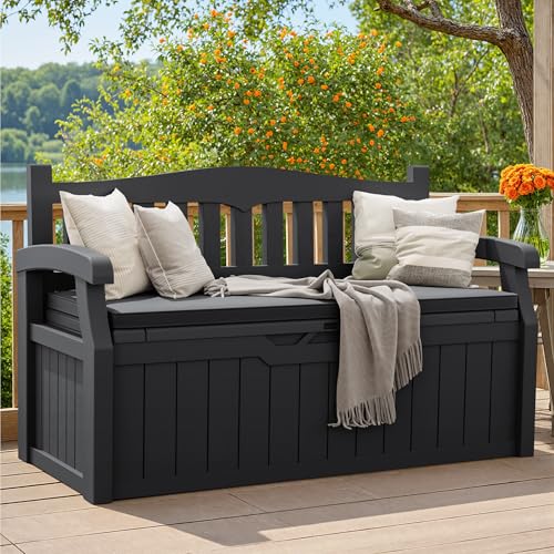 80 Gallon Outdoor Storage Bench Deck Box