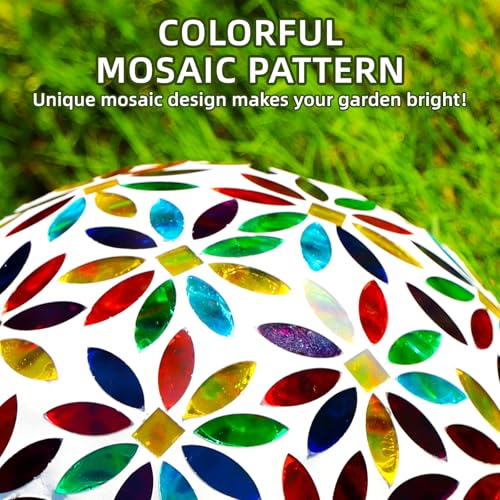 Mosaic Glass Gazing Ball
