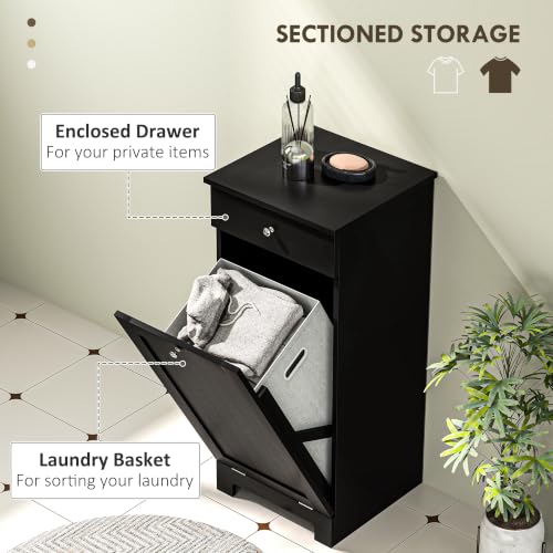 Laundry Cabinet with Removable Basket