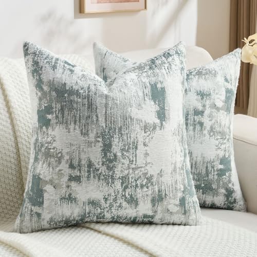 Pack of 2 Faux Cashmere Throw Pillow Covers 18x18 Inch (2 Count)