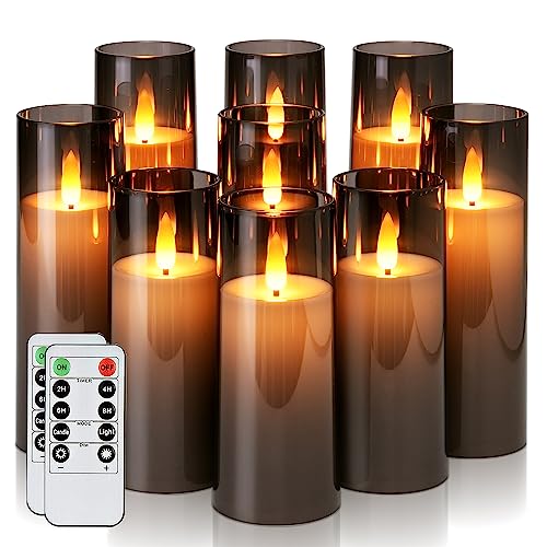 Decorative Flameless Candles (9 Count)