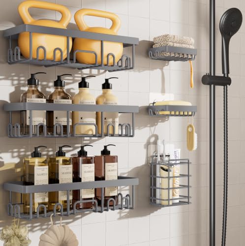 6 Pack Rustproof & Waterproof Shower Caddy (6 Count)