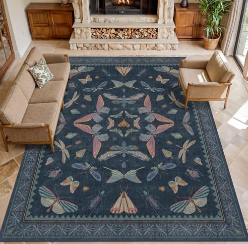 9x12 Washable Farmhouse Area Rug for Living Room (108 Sq Ft)