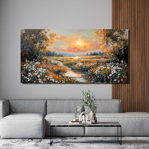 Nature Landscape Wall Art Prints for Living Room 20" X 40" Home Wall Decor