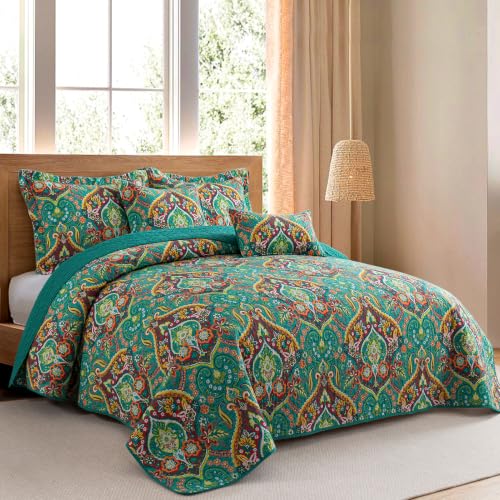 100% Cotton Face Quilt Queen Size Bedding Set
