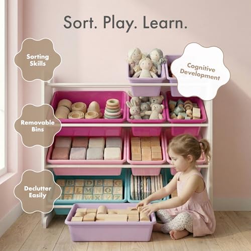 Kids Toy Organizer with 12 Bins