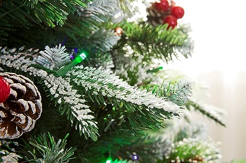 Super Dual Flocked Pine Christmas Tree Pre