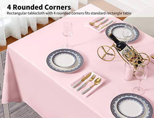 90x132 Inch Tablecloth for 6 Foot Rectangle Tables