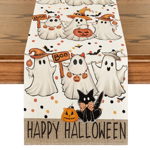 210 GSM Halloween Table Runner Home Party Decor 13x36 Inch (3.25 Sq Ft)