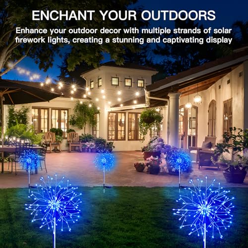 Solar Garden Lights Outdoor Waterproof Decorative (2 Count)